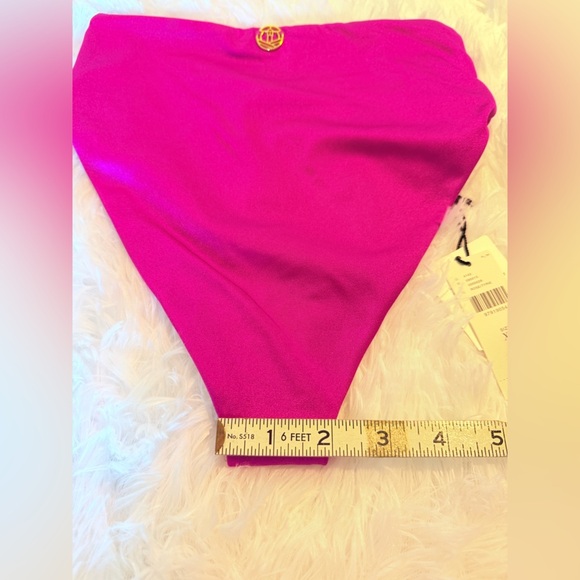 Bahia Maria x Anthropologie High-Waisted Bikini Bottoms | Pink Fuchsia | XS NWT - Picture 6 of 14